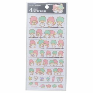 リトルツインスターズ シールシート 4サイズステッカー 4SIZE STICKER サンリオ キャラクター グッズ メール便可