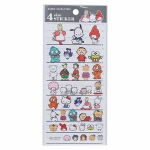 サンリオキャラクターズ シールシート 4サイズステッカー 4SIZE STICKER 2 サンリオ キャラクター グッズ メール便可