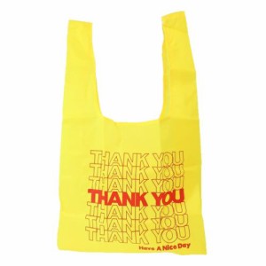 ショッピングバッグ エコバッグ THANK YOU YELLOW オクタニコーポレーション キャラクター グッズ メール便可