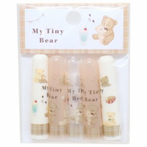 My Tiny Bear 鉛筆キャップ えんぴつカバー5本セット かわいい グッズ メール便可