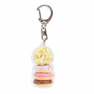 キーリング アクリルキーホルダー donuts かわいい グッズ メール便可