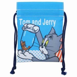 トムとジェリー 巾着袋 豆巾着 TOM and JERRY ワーナーブラザース キャラクター グッズ メール便可