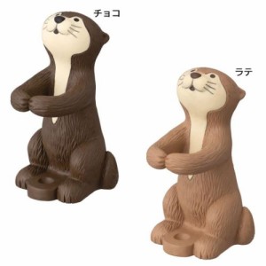 カワウソカフェ 卓上収納 持ちますペンスタンド かわいい グッズ