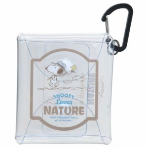 スヌーピー ミニポーチ クリアマルチケースSS BE SNOOPY Lovers NATURE ピーナッツ キャラクター グッズ メール便可