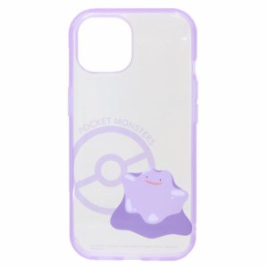 ポケットモンスター iPhone15 IIIIfit Clear 2023 iPhone 6.1 inch 2 LENS model/14/13対応ケース メタモン ポケモン メール便可