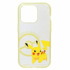 ポケットモンスター iPhone15 IIIIfit Clear 2023 iPhone 6.1 inch 3 LENS model対応ケース ピカチュウ iPhone15Pro メール便可