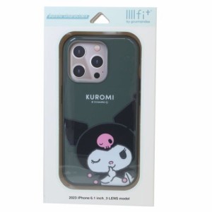 クロミ iPhone15 IIIIfit 2023 iPhone 6.1 inch 3 LENS model対応ケース iPhone15Pro サンリオ キャラクター グッズ メール便可