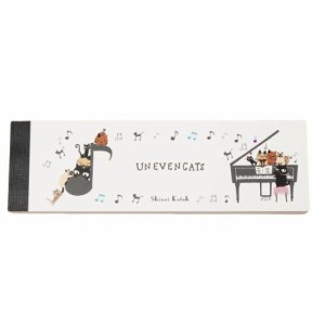 メモ帳 一筆メモ UNEVEN CATS music 文具 グッズ メール便可