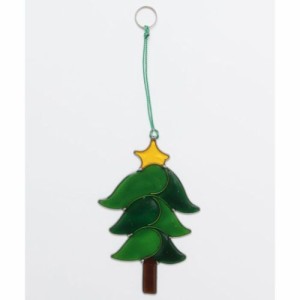 クリスマス/Xmas ステンドオーナメント TREE おしゃれ グッズ メール便可