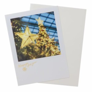 クリスマスカード シアーポストカード スターライト Xmas グッズ メール便可