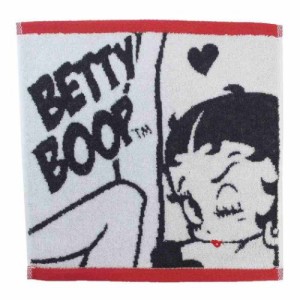 ベティ ブープ ミニタオル ジャガードタオル BETTY BOOP キャラクター グッズ メール便可