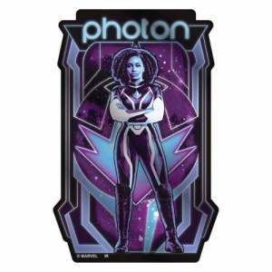 マーベルズ ステッカーキャラクター メタリックステッカー PHOTON MARVEL キャラクター グッズ メール便可