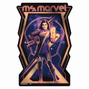 マーベルズ ステッカーキャラクター メタリックステッカー MS MARVEL MARVEL キャラクター グッズ メール便可