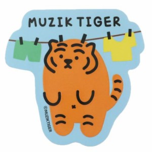 MUZIK TIGER ムジークタイガー ダイカットシール ステッカー 洗濯 スマホステッカー グッズ メール便可