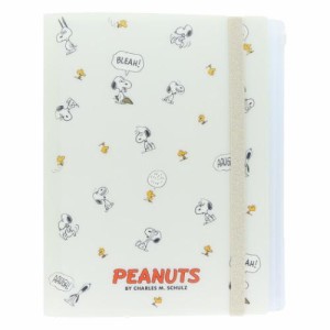 スヌーピー クリアファイル ゴムバンド付クリアファイル5P＋F PEANUTS AMERICAN TASTE 10 アイボリー 新入学 ピーナッツ