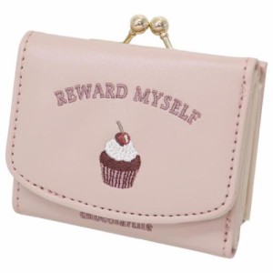 ショコラフィーユ ミニウォレット ミニ財布 がまぐち三つ折り チョコカップケーキ かわいい グッズ