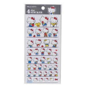 ハローキティ シールシート 4サイズステッカー 4SIZE STICKER サンリオ キャラクター グッズ メール便可