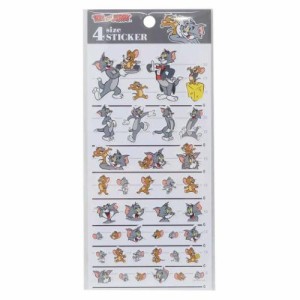 トムとジェリー シールシート 4サイズステッカー 4SIZE STICKER COMIC ワーナーブラザース キャラクター グッズ メール便可