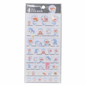 ドラえもん シールシート 4サイズステッカー 4SIZE STICKER ひみつ道具 藤子F不二雄 アニメキャラクター グッズ メール便可