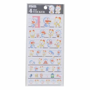 ドラえもん シールシート 4サイズステッカー 4SIZE STICKER ドラミ 藤子F不二雄 アニメキャラクター グッズ メール便可