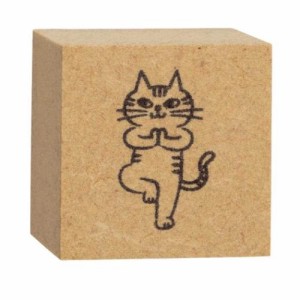 ハンコ お猫ライフスタンプ ヨガ キャラクター グッズ メール便可