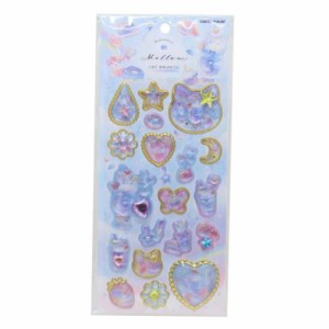 シールシート キラリンジュエリーシール MELLOW CAT SWEETS かわいい グッズ メール便可