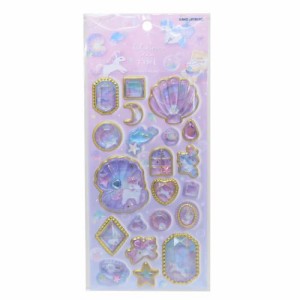 シールシート キラリンジュエリーシール CLEAR TEA TIME かわいい グッズ メール便可