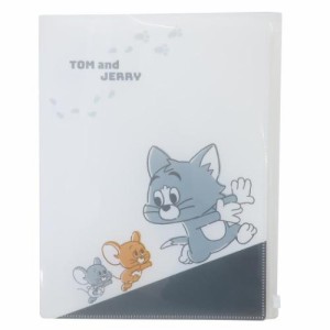 トムとジェリー ポケットファイル ファスナー付き6ポケットクリアファイル A4 みんなでおいかけっこ 新入学 ワーナーブラザース