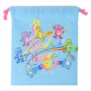 ケアベア 巾着袋 巾着 新入学 CareBears キャラクター グッズ メール便可