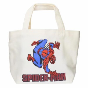 スパイダーマン ランチバッグ マチ付バッグ ドット MARVEL キャラクター グッズ メール便可