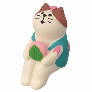 まったり花宴 マスコット うっとり桜餅猫 concombre 置物 グッズ