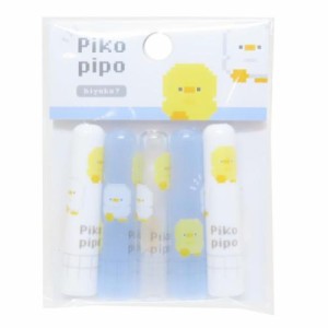 PIKO PIPO 鉛筆キャップ えんぴつカバー5本セット ヒヨコ？ 新入学 かわいい グッズ メール便可
