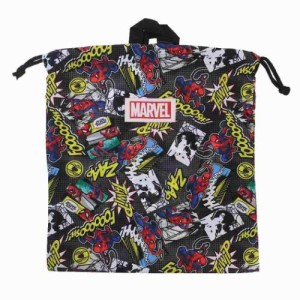 スパイダーマン 巾着袋 ジャージケース 新入学 MARVEL キャラクター グッズ メール便可