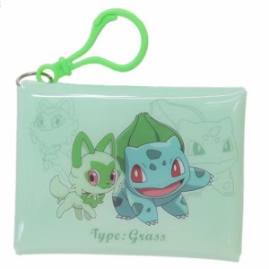 ポケットモンスター ミニポーチ PVCミニポーチ くさタイプ ポケモン キャラクター グッズ メール便可