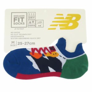 ニューバランス 男性用靴下 メンズスニーカーソックス M マルチ new balance シン NB エヌビー スポーツ グッズ メール便可