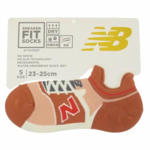 ニューバランス 女性用靴下 レディーススニーカーソックス S ダークピンク new balance シン NB エヌビー スポーツ グッズ メール便可