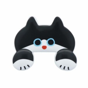 猫 クリップ ダイカットクリップ JITTOME ハチワレ ねこ キャラクター グッズ メール便可