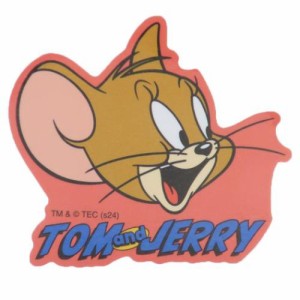 トムとジェリー ダイカットシール キャラクターステッカー ジェリー ロゴ フェイス ワーナーブラザース キャラクター グッズ メール便可