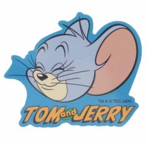 トムとジェリー ダイカットシール キャラクターステッカー タフィー ロゴ フェイス ワーナーブラザース キャラクター グッズ メール便可