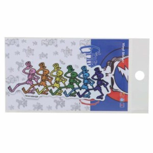 GRATEFUL DEAD グレイトフルデッド ビニールシール ダイカットビニールステッカー DANCING SKELETONS キャラクター グッズ メール便可