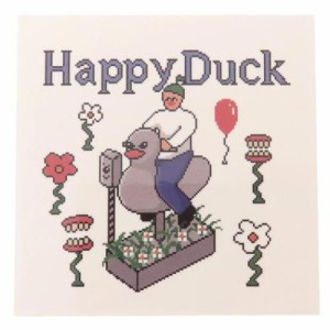 Sanaenvy ステッカー CREATORS CIRCUS クリエイターズサーカス happy duck デコシール スマホステッカー グッズ メール便可