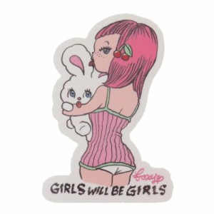 foxy illustrations ステッカー CREATORS CIRCUS クリエイターズサーカス Girls Will Be Girls メール便可