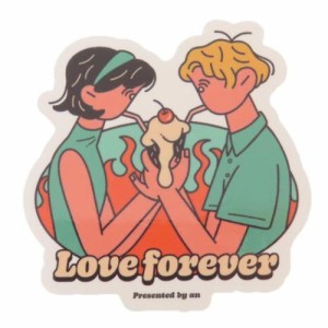 an ステッカー CREATORS CIRCUS クリエイターズサーカス Love forever デコシール スマホステッカー グッズ メール便可