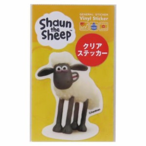 ひつじのショーン ダイカットシール 透明ミニステッカー ショーン キャラクター グッズ メール便可