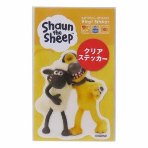 ひつじのショーン ダイカットシール 透明ミニステッカー ショーン＆ビッツァー キャラクター グッズ メール便可