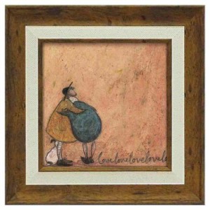 サムトフト 額付きポスター Sam Toft らぶ らぶ らぶ らぶ らぶ ギフト インテリア 取寄品