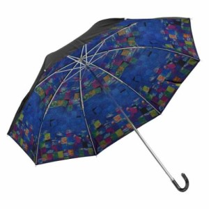 モネ 折り畳み傘 名画モザイクアートシリーズ 折りたたみ傘 睡蓮 晴雨兼用 日傘 グッズ 取寄品