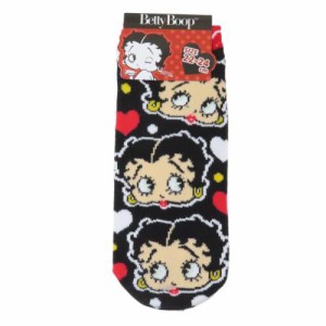 ベティブープ 女性用靴下 キャラクタージャガードソックス フェイス BETTY BOOP キャラクター グッズ メール便可