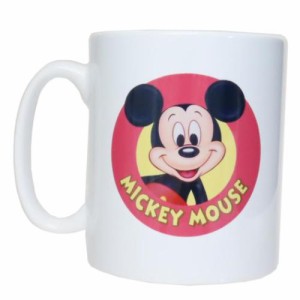 ミッキーマウス マグカップ 磁器製マグ ブラシアート ディズニー キャラクター グッズ