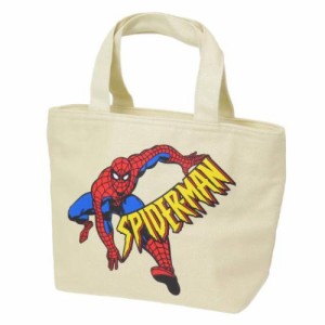 スパイダーマン ランチバッグ 保冷保温バッグ ロゴ MARVEL キャラクター グッズ メール便可